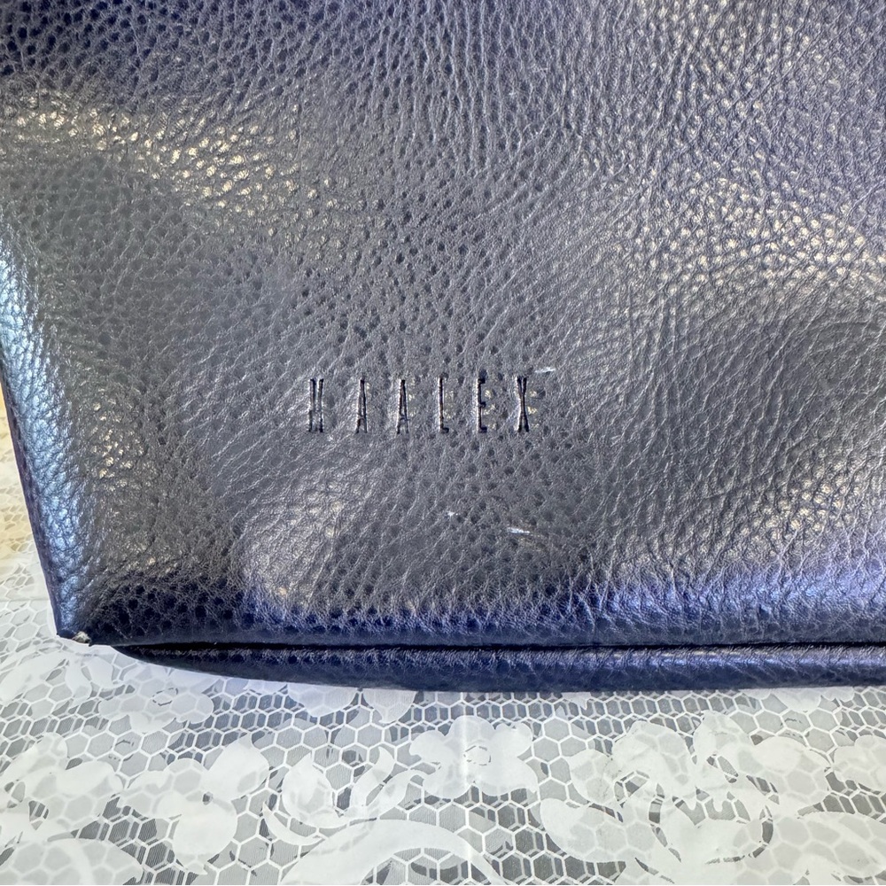 Maalex Leather  Navy Blue Womens Shoulder Bag - Picture 4 of 15